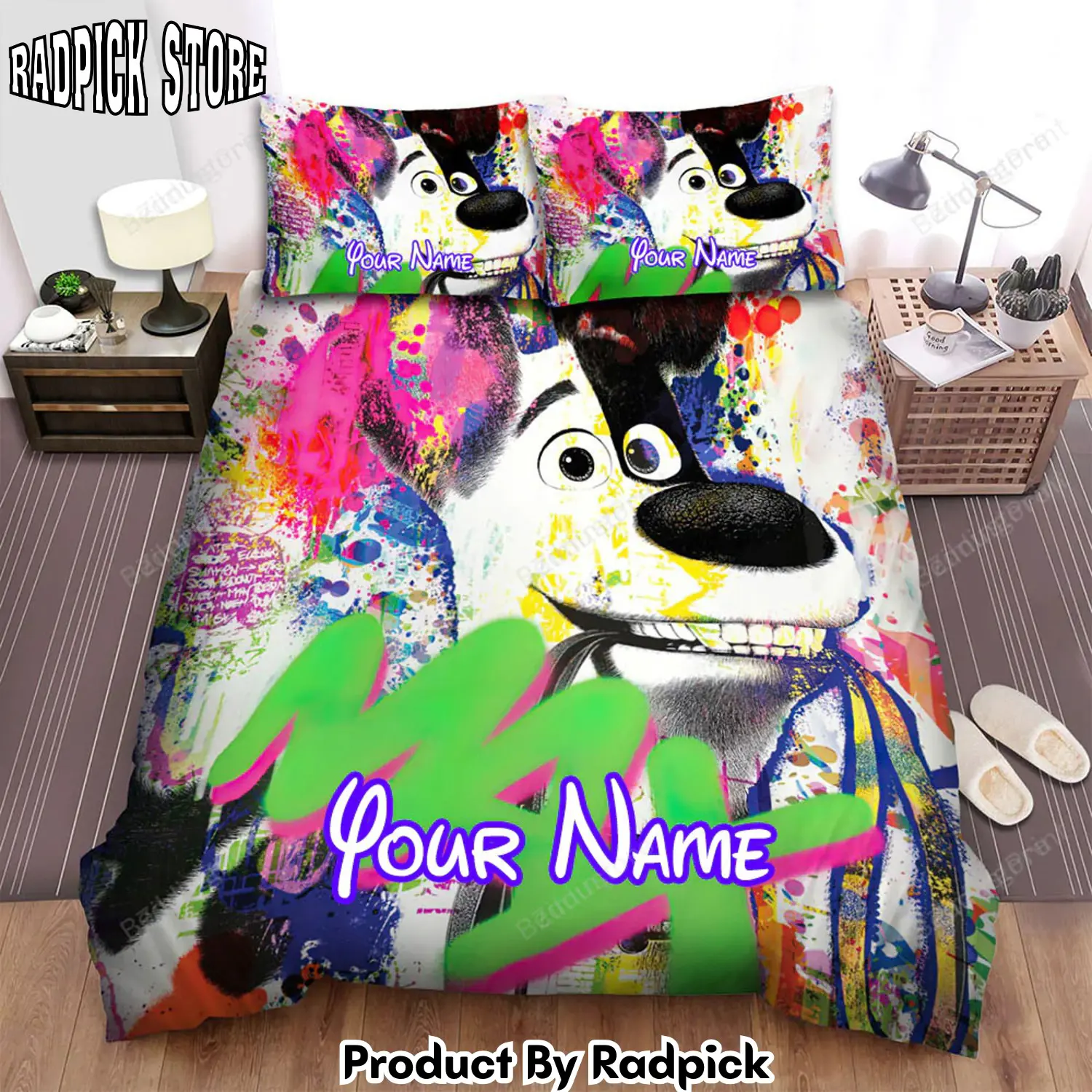 Radpick the secret life of pets 2 28201929 movie digital art bed sheets duvet cover personalized name bedding sets rp327950